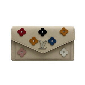 Louis Vuitton Wallet Portefeuille My Lock Me Calf Ivory White Multicolor Long